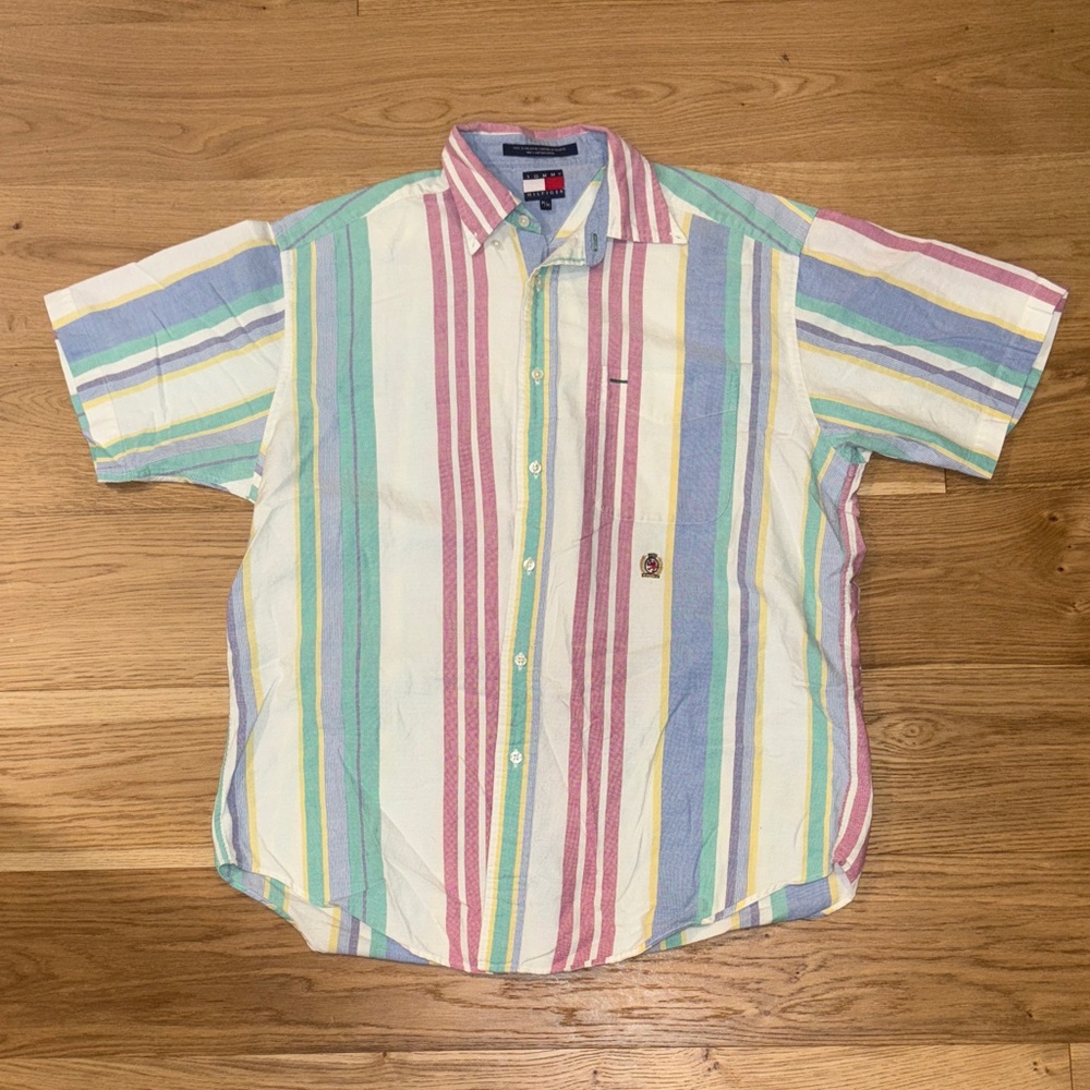 Tommy Hilfiger Men's Multicolor Striped Shirt